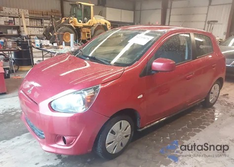 2015 Mitsubishi Mirage De/Rf из США, поврежденный, VIN ML32A3HJ6FH059197